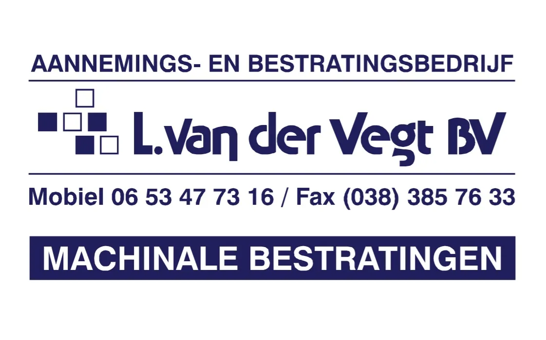 Aannemings- en straatmakers bedrijf L. V. D. Vegt BV