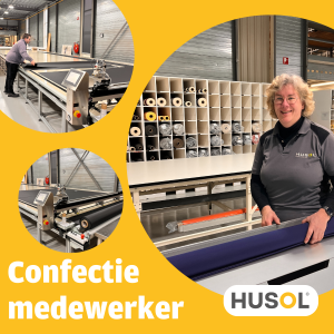 Confectie medewerker bij Husol Zonwering